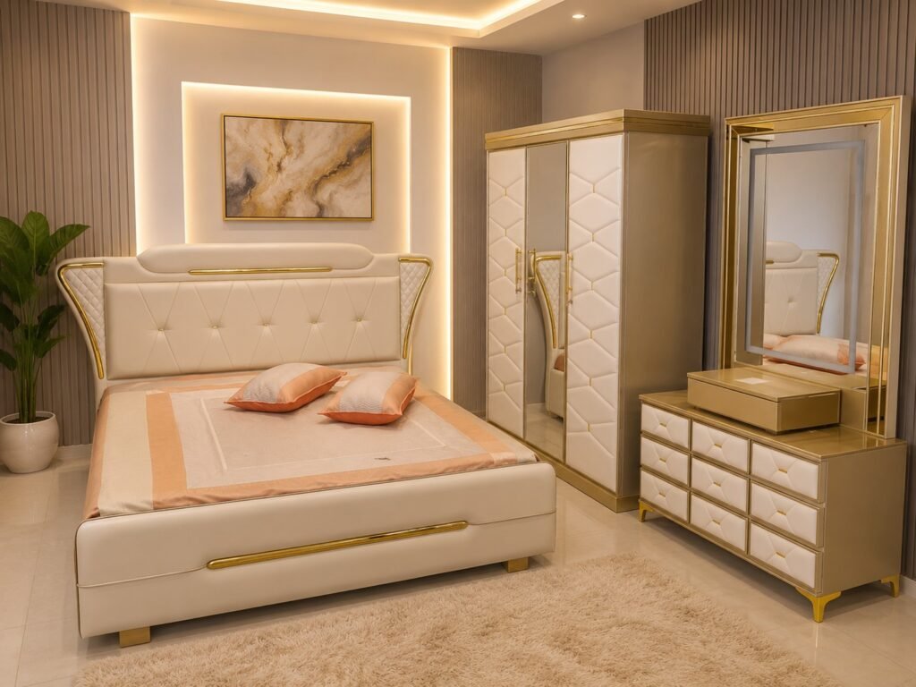 Modern Luxury Bedroom Home Set